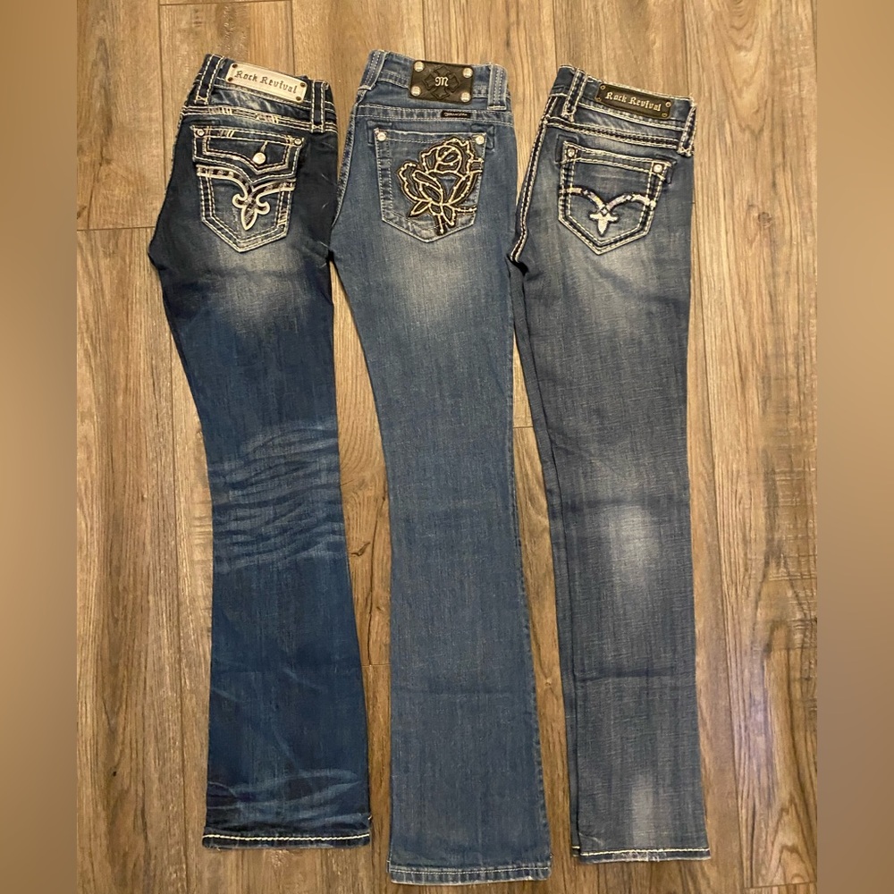2 Rock Revival jeans & 1 Miss Me